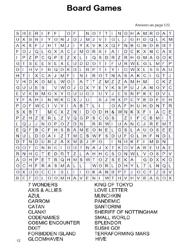 Word Search Puzzles