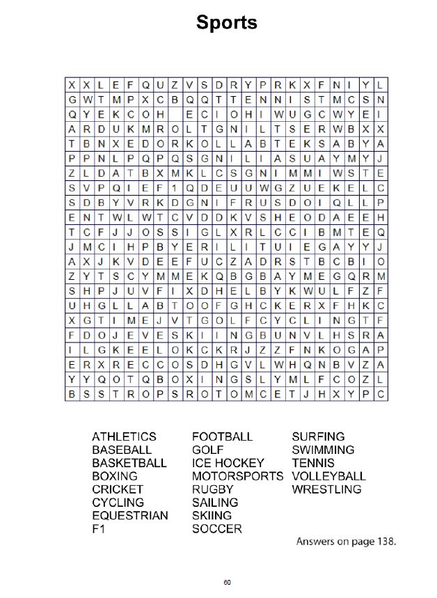 Word Search Puzzle