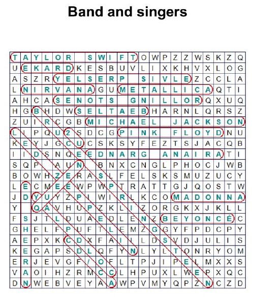 Word Search Puzzle