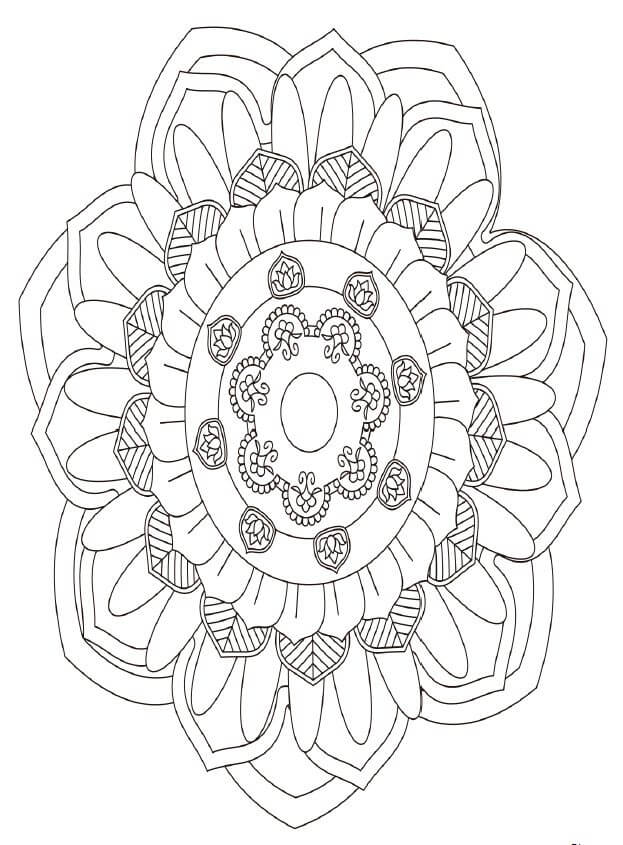 Beautiful Flowers Coloring Book