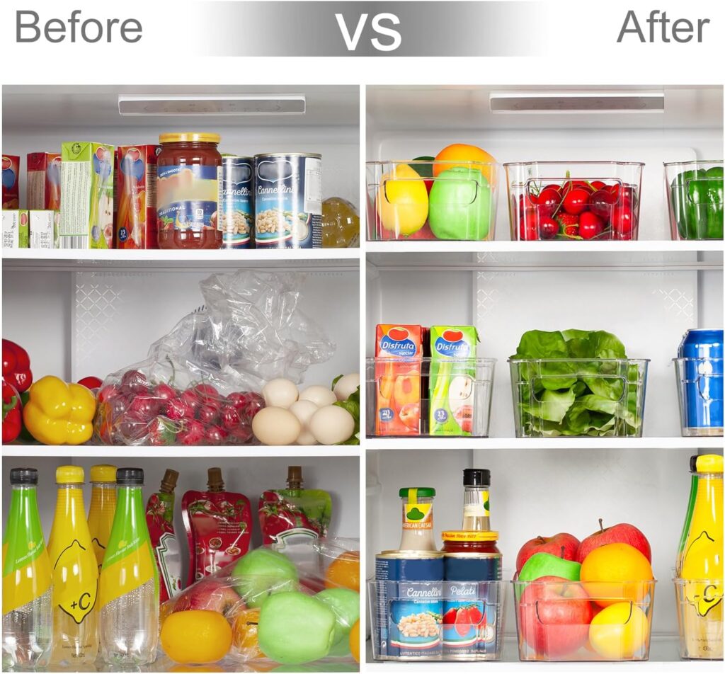 Refrigerator Organizer Bins