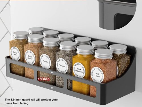 Magnetic spice rack