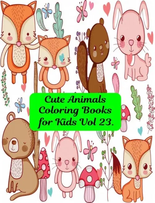 Coloring book cover