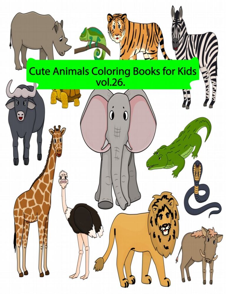 Animals Coloring Books,