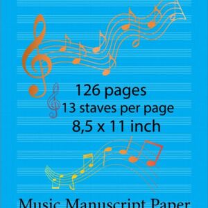 Blank Sheet Music Notebook