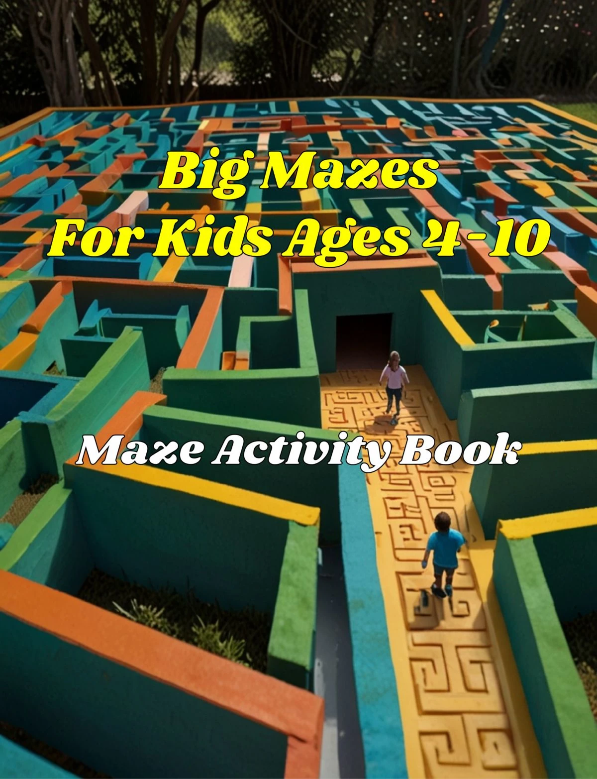 Mazes Activity Book For Kids