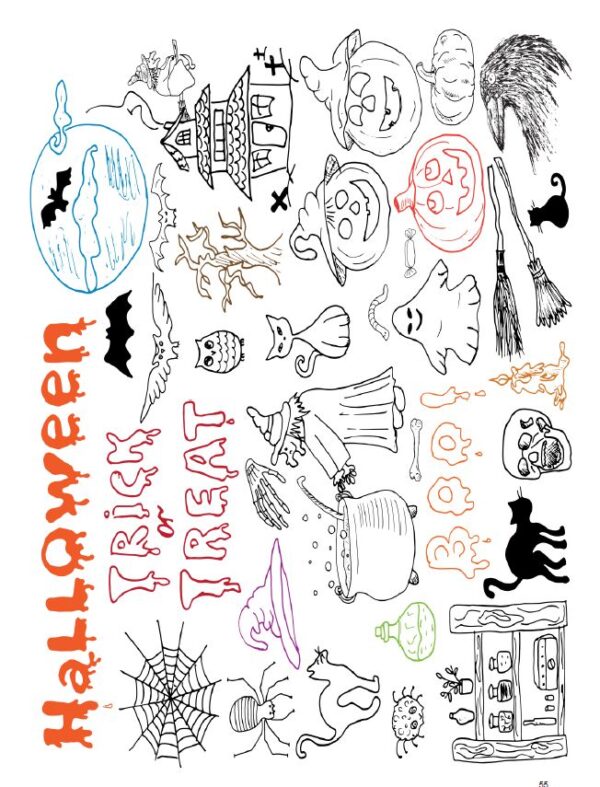 Halloween Coloring Book