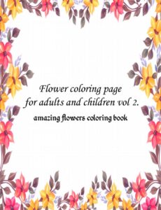 Flowers Coloring Book