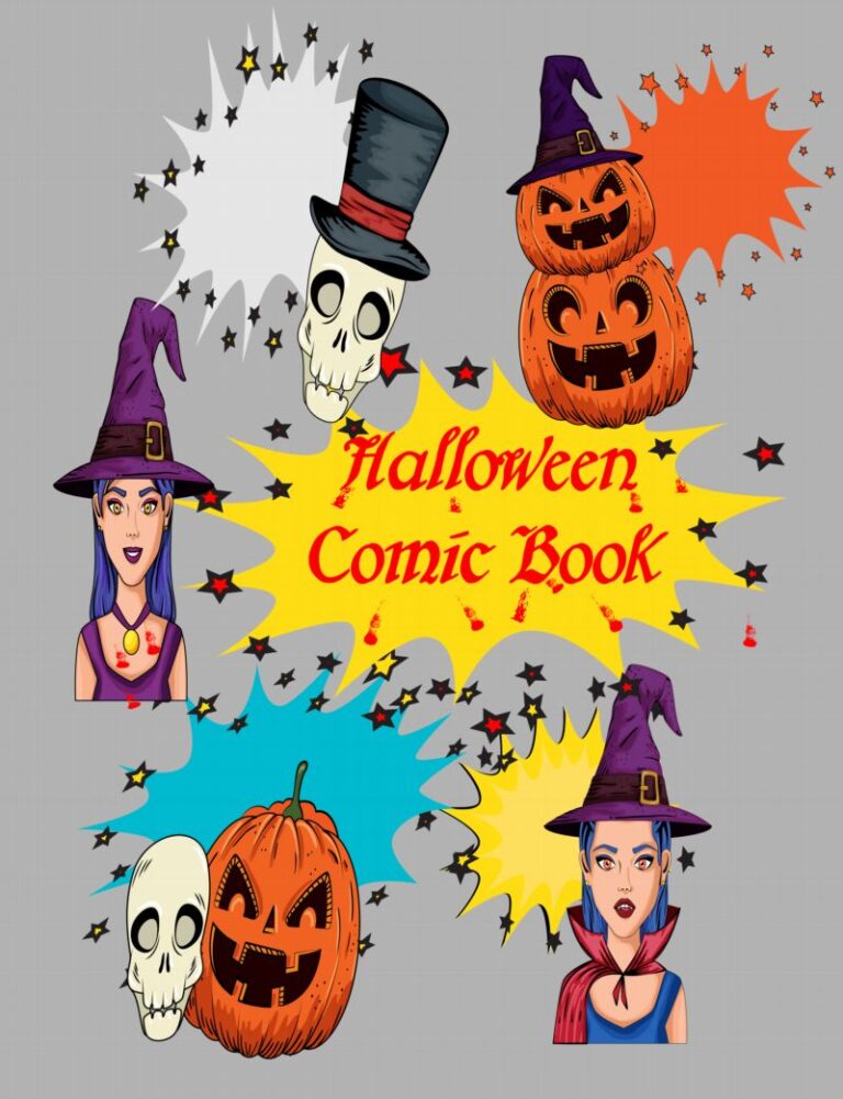 Halloween Blank Comic Book