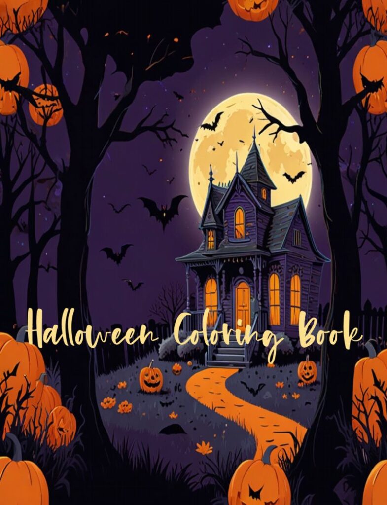 Halloween coloring book