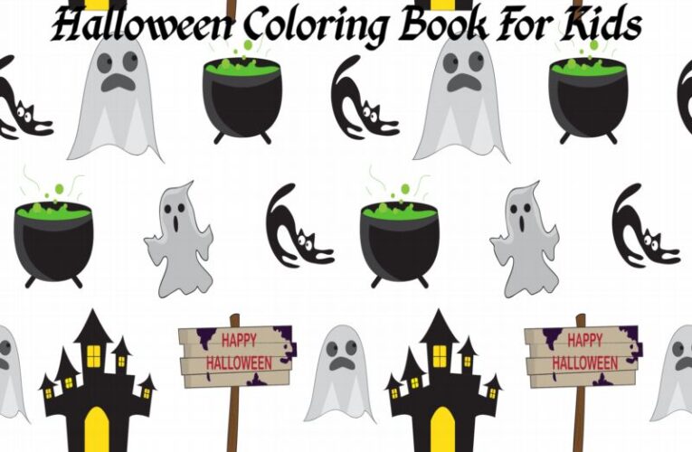 The Magic Of The Cute Halloween Coloring Book For Kids!