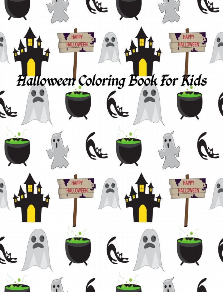 Halloween, coloring book