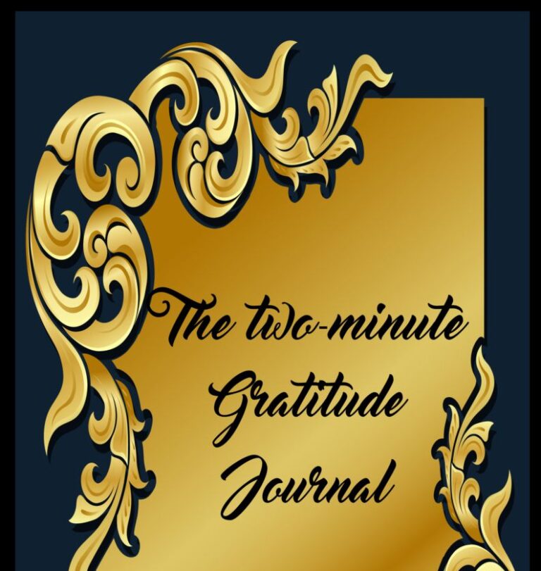 Two minute gratitude Journal