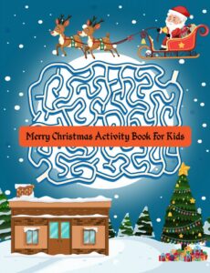 Christmas Maze Book for kids,