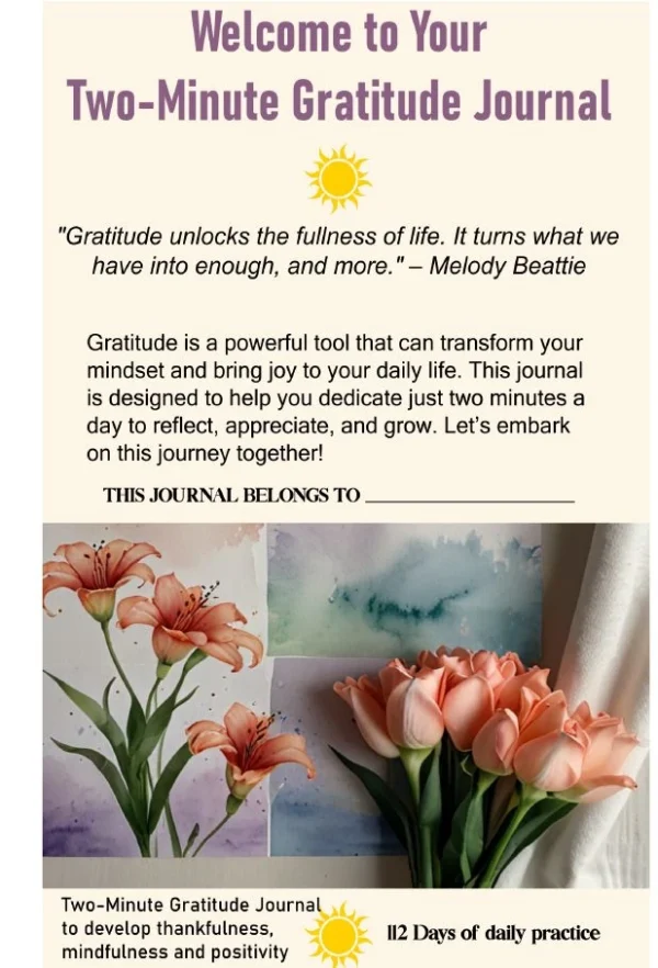 Two-Minute Gratitude Journal